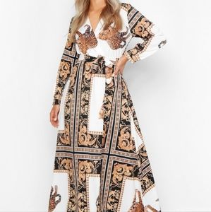 Boohoo Plus Chain Maxi Dress size 14